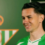 Fidalgo, en su presentación, como nuevo jugador del Betis