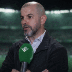 Fajardo en la previa del choque ante Panathinaikos