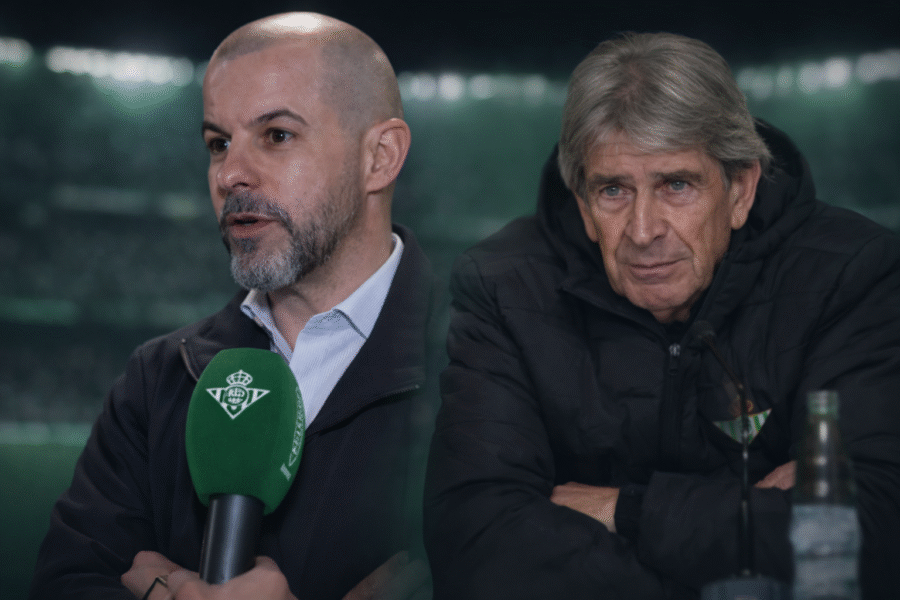 Manuel Pellegrini y Manu Fajardo