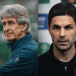 Manuel Pellegrini y Mikel Arteta