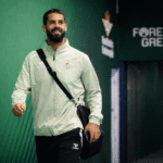 Isco llegando a La Cartuja