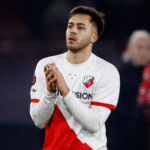 El Karouani tras un partido con el Utrecht