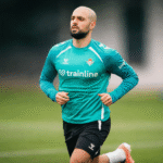 Amrabat entrenando con el Betis