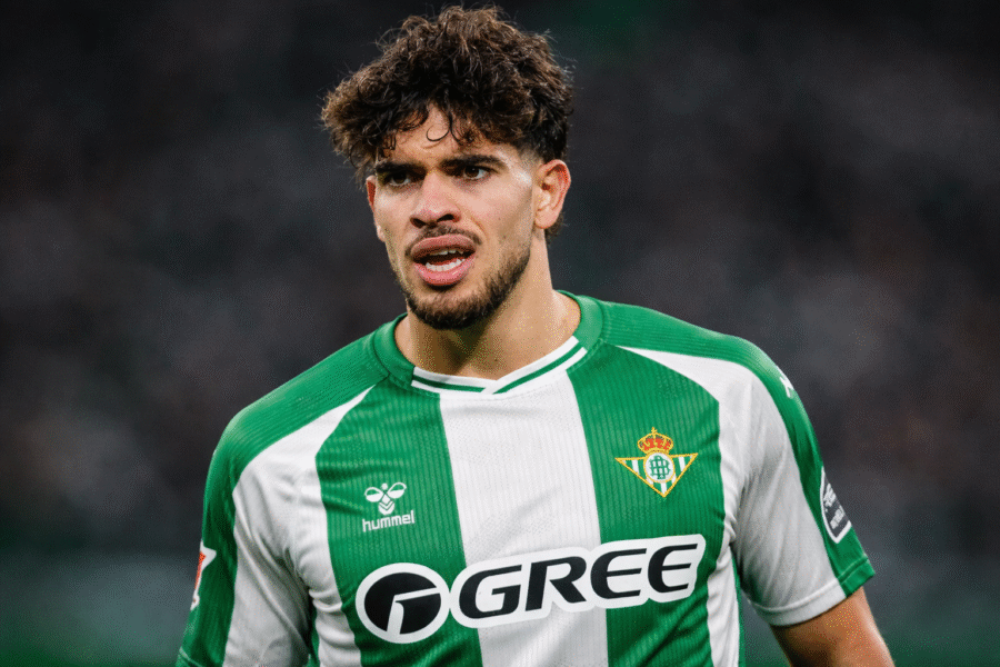 Abde durante un partido con el Betis