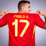 Pablo García con la Selección