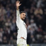 Ceballos durante un partido con el Madrid