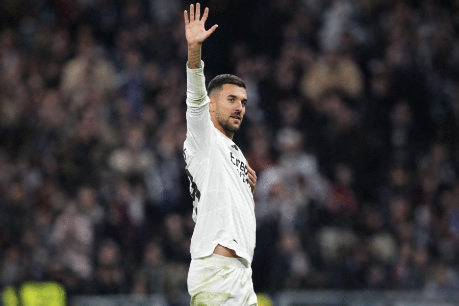 Ceballos durante un partido con el Madrid