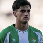 Morante durante un partido con el filial del Betis