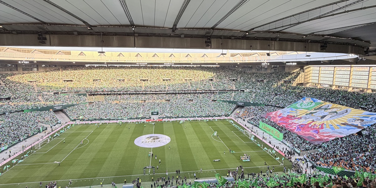 Tifo derbi sevillano