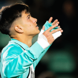 Dani Pérez, antes del derbi de filiales