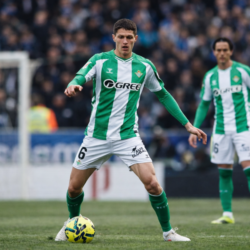 Altimira durante un partido del Betis
