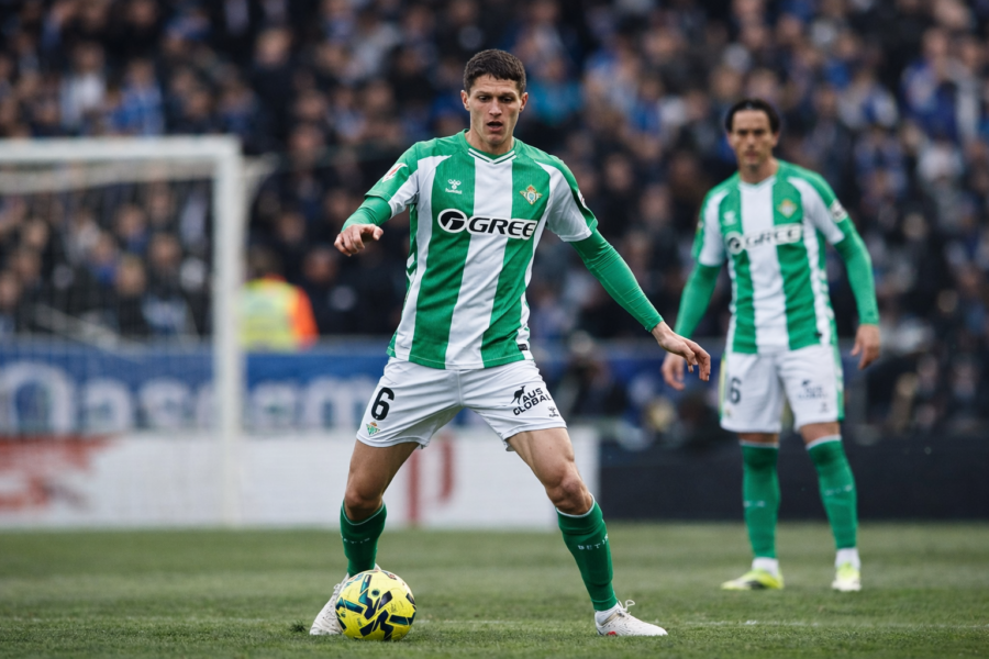 Altimira durante un partido del Betis