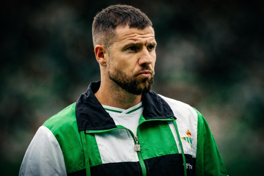 Ruibal antes del duelo ante el Braga