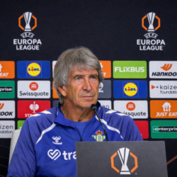 Pellegrini antes del encuentro ante el Braga