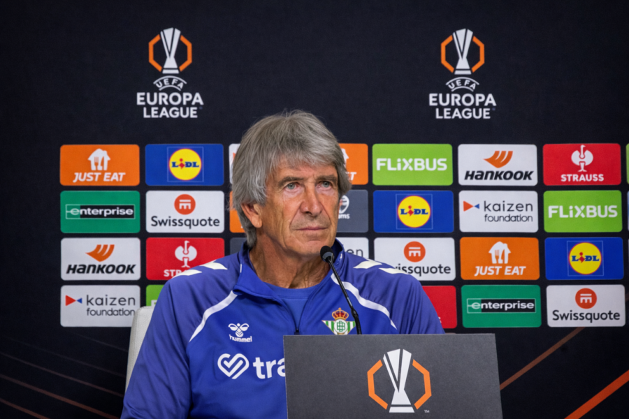 Pellegrini antes del encuentro ante el Braga