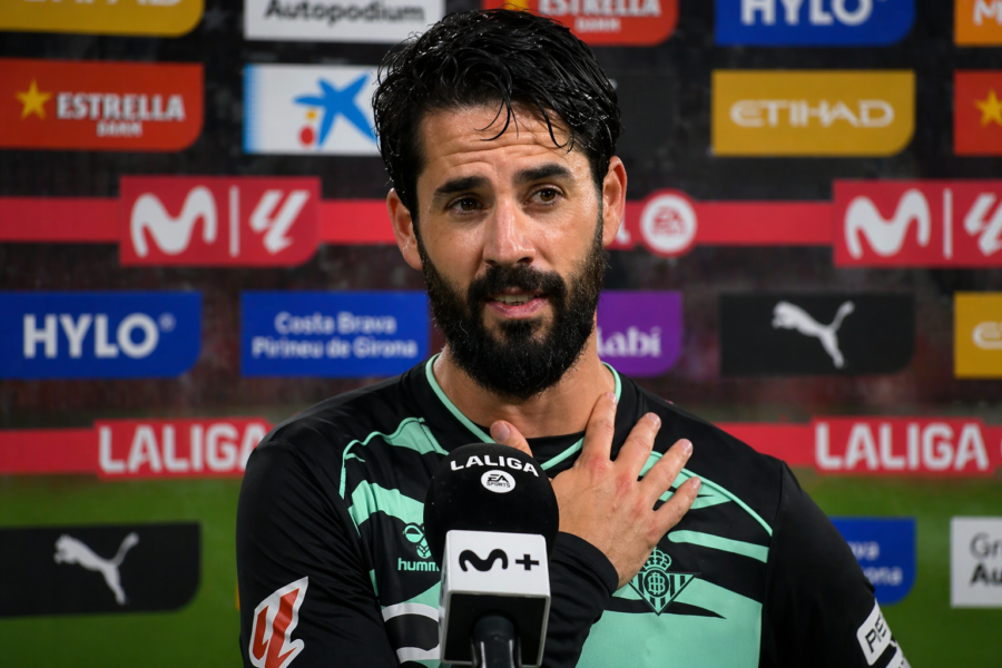 Isco tras la victoria del Betis en Girona