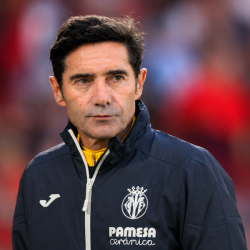 Marcelino en el banquillo del Villarreal