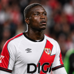 Mendy durante un partido con el Rayo