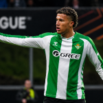 Deossa durante un compromiso europeo con el Betis