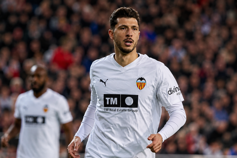 Guido, durante un partido con el Valencia