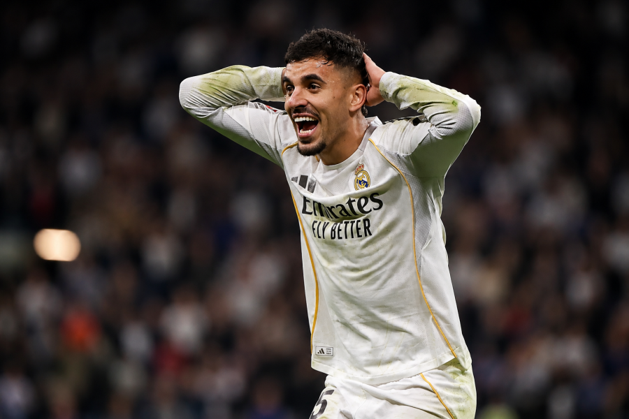 Ceballos durante un partido del Madrid