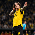 Fabio Silva celebrando un gol con el Dortmund