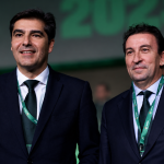 Haro y Catalán en una junta del Betis