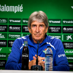 Pellegrini en la rueda de prensa previa al Oviedo