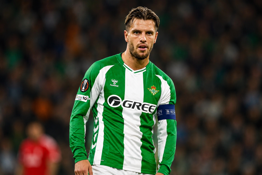 Lo Celso en el duelo del Betis ante el Barcelona