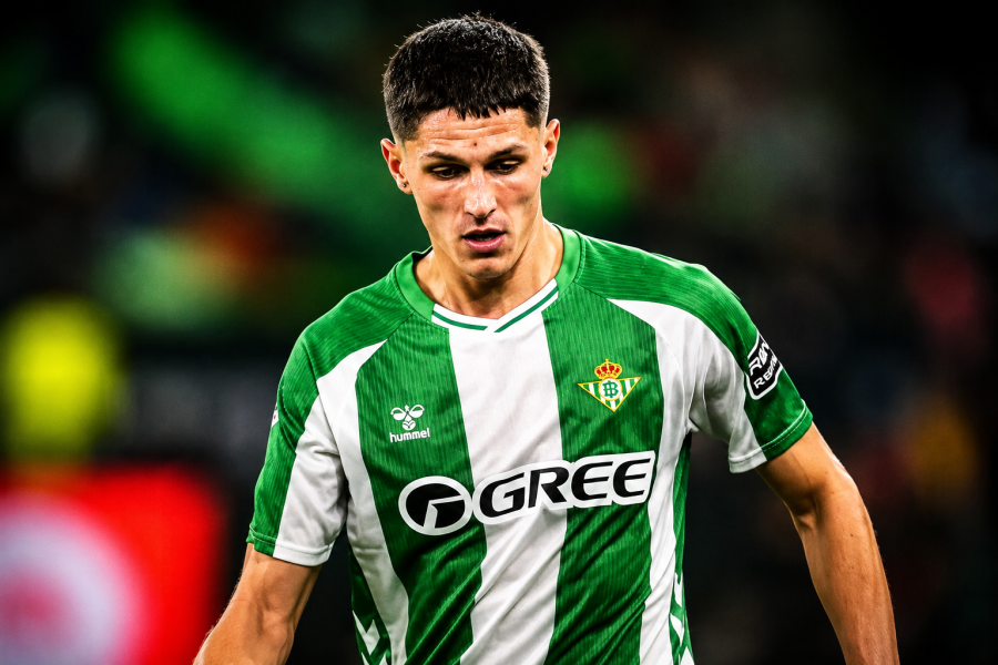Altimira durante un partido del Betis