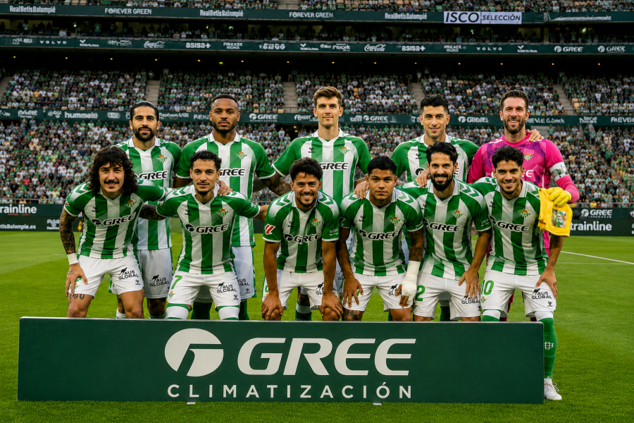 El once del Betis en el encuentro ante el Levante