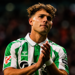Angel Ortiz, tras un partido con el Betis