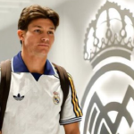 Fran García, llegando al Bernabéu