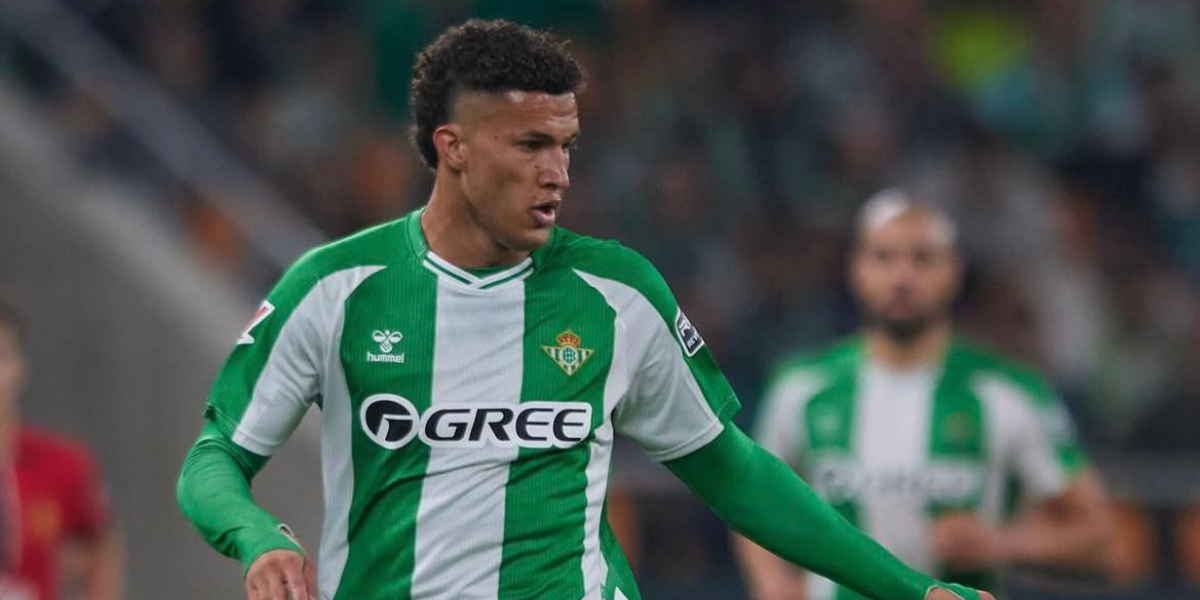 Deossa en un partido con el Betis