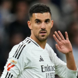 Ceballos en un partido en el Bernabéu