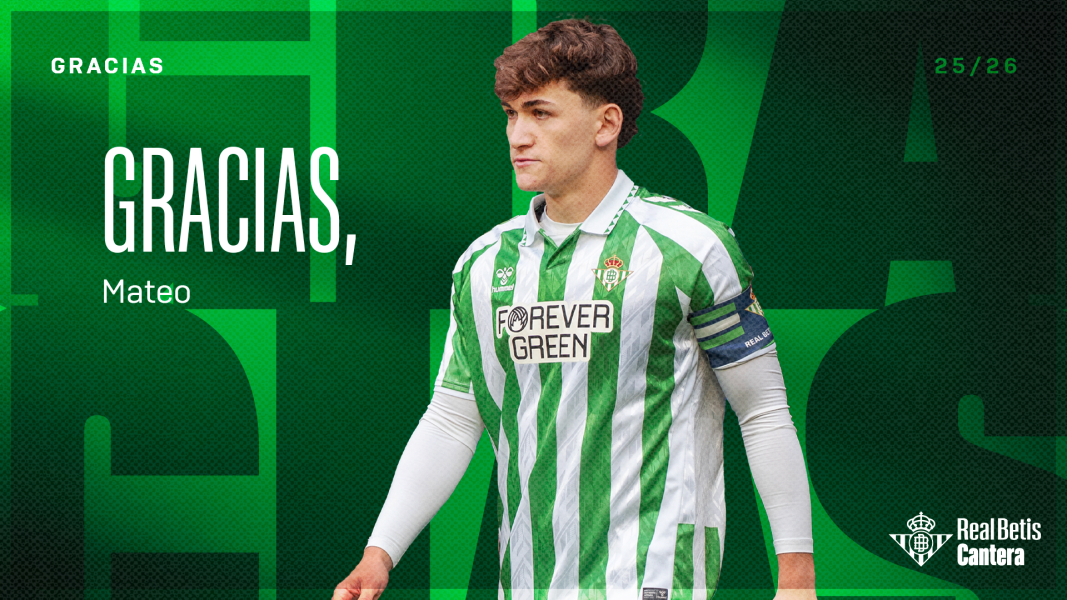 Anuncio oficial de la salida de Mateo Flores del Betis