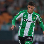 Deossa durante un partido con el Betis