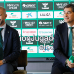 Fajardo y Haro, en una presentación del Betis
