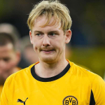 Brandt durante un encuentro con el Dortmund