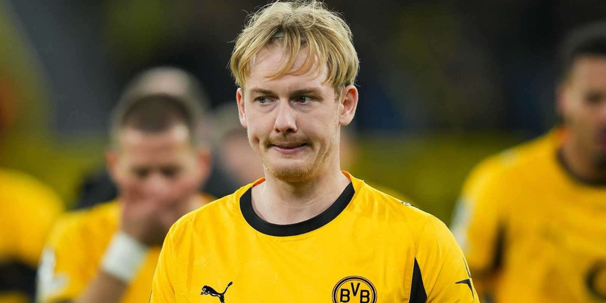 Brandt durante un encuentro con el Dortmund