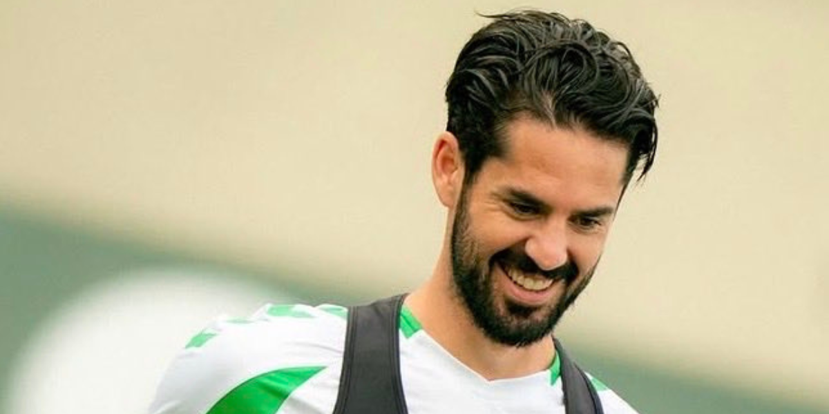 Isco entrenando con el Betis