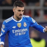 Ceballos en un partido de Champions del Madrid