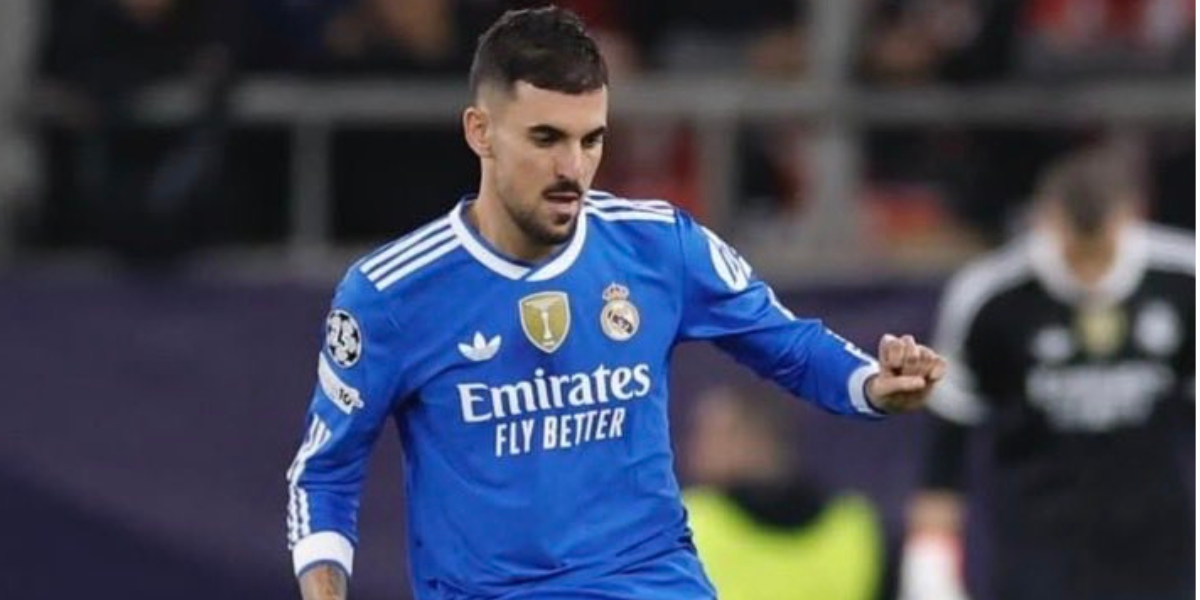 Ceballos en un partido de Champions del Madrid
