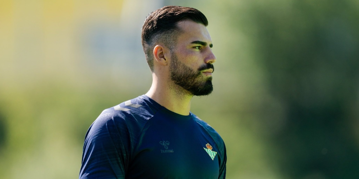 Guilherme Fernandes entrenando con el Betis