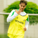 Iker losada en la pretemporada del Betis