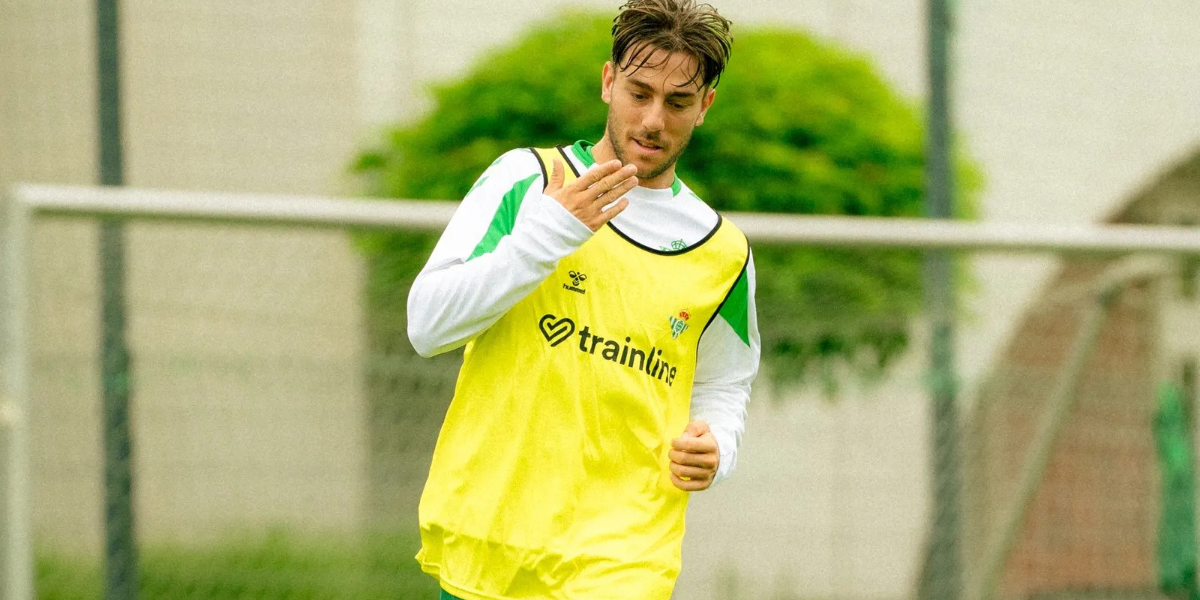 Iker losada en la pretemporada del Betis