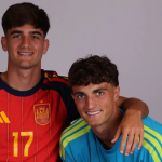 Morante y Manu González con la selección sub19