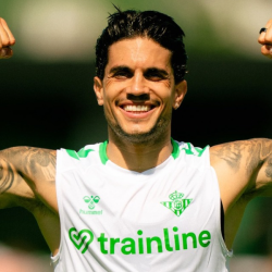 Bartra en la pretemporada del Betis