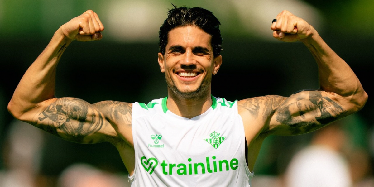 Bartra en la pretemporada del Betis