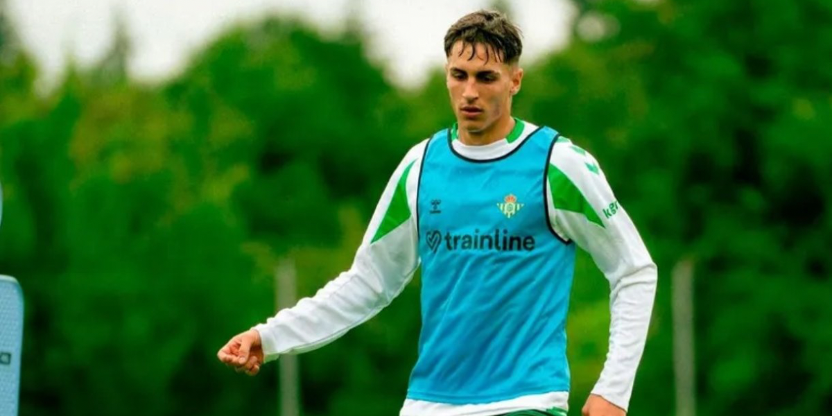 Facundo Bernal, en la pretemporada con el Betis